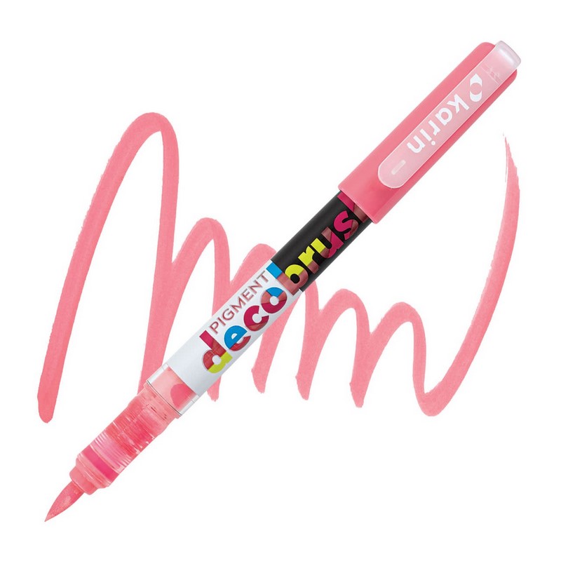 Akrylová fixa KARIN DecoBrush Pigment, Pale pink 190