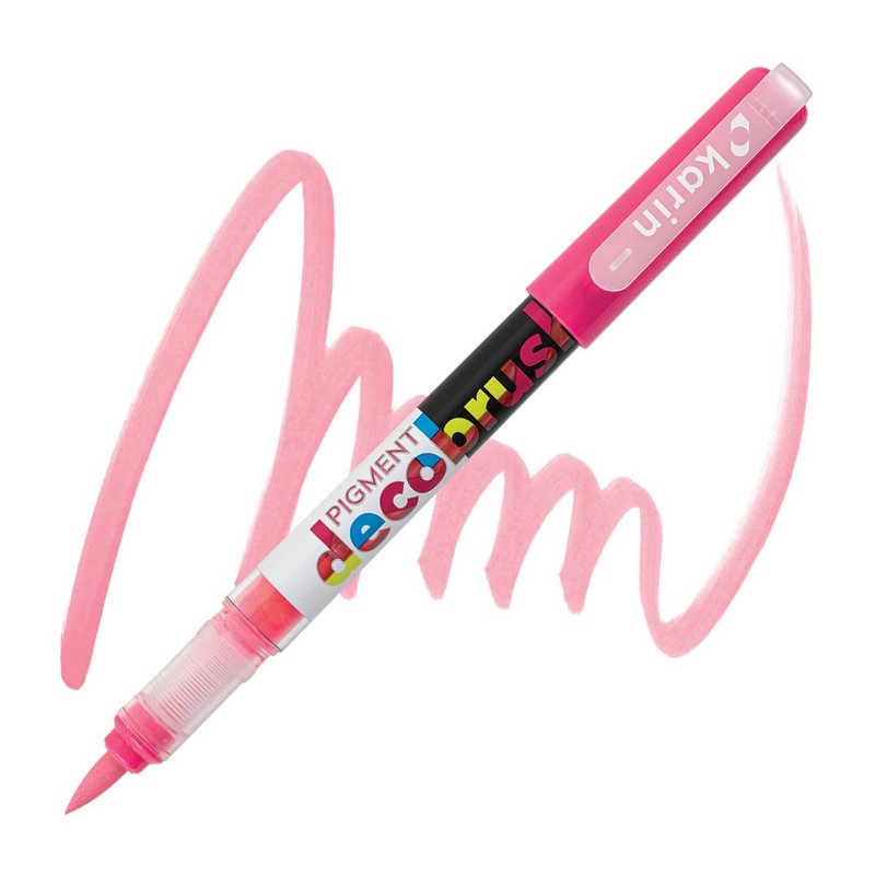 Akrylová fixa KARIN DecoBrush Pigment, Cerise 211