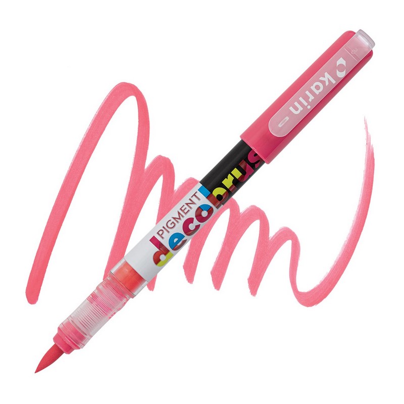 Akrylová fixa KARIN DecoBrush Pigment, Antique pink 212