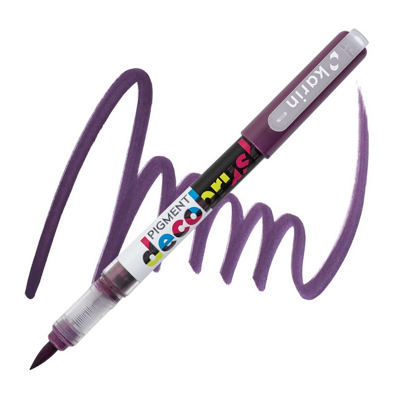 Akrylová fixa KARIN DecoBrush Pigment, Lilac 259