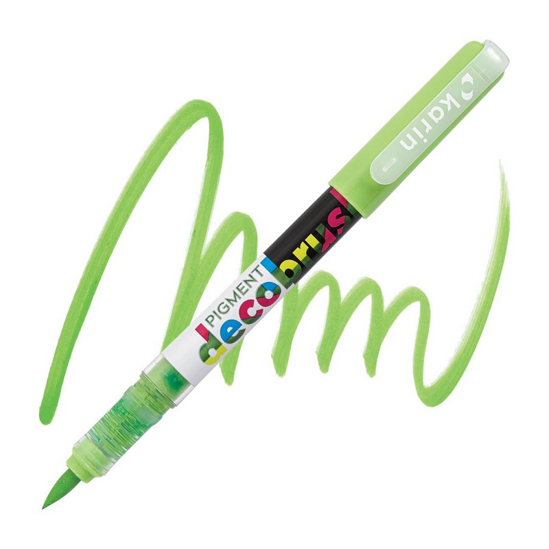 Akrylová fixa KARIN DecoBrush Pigment, Apple 382