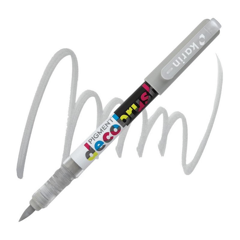 Akrylová fixa KARIN DecoBrush Pigment, Cool grey 1 427