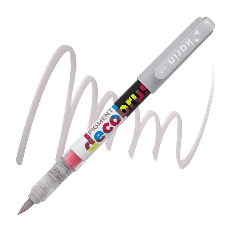 Akrylová fixa KARIN DecoBrush Pigment, Warm grey 1 434