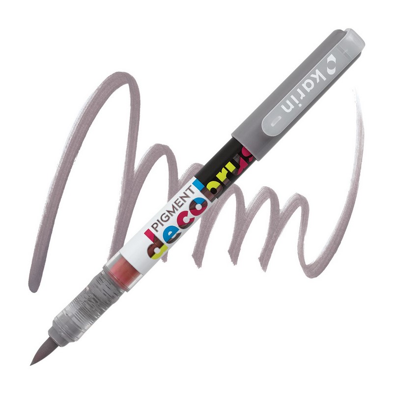 Akrylová fixa KARIN DecoBrush Pigment, Warm grey 3 436