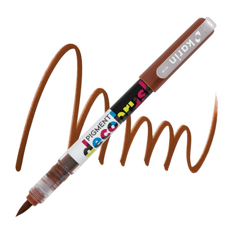 Akrylová fixa KARIN DecoBrush Pigment, Henna 471