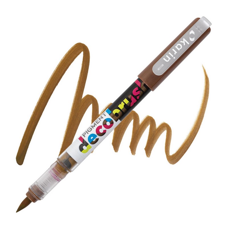 Akrylová fixa KARIN DecoBrush Pigment, Sandstone 725