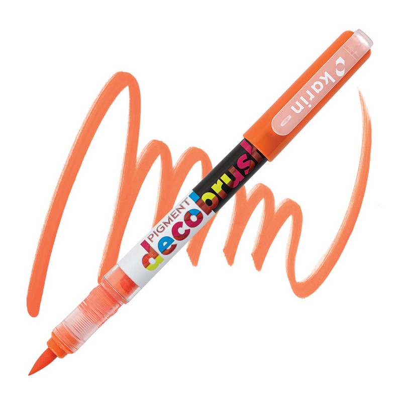 Akrylová fixa KARIN DecoBrush Pigment, Mango 1645