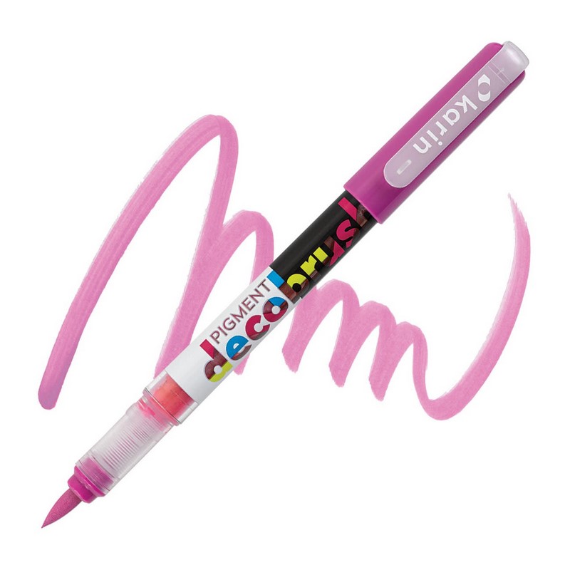 Akrylová fixa KARIN DecoBrush Pigment, Red lilac 2405