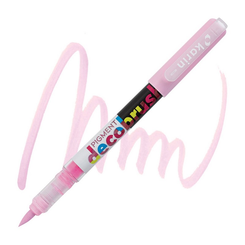 Akrylová fixa KARIN DecoBrush Pigment, Pastel red lilac 2562