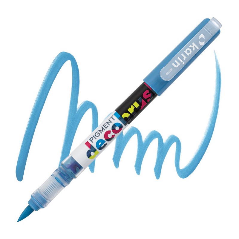 Akrylová fixa KARIN DecoBrush Pigment, Aegean 2915
