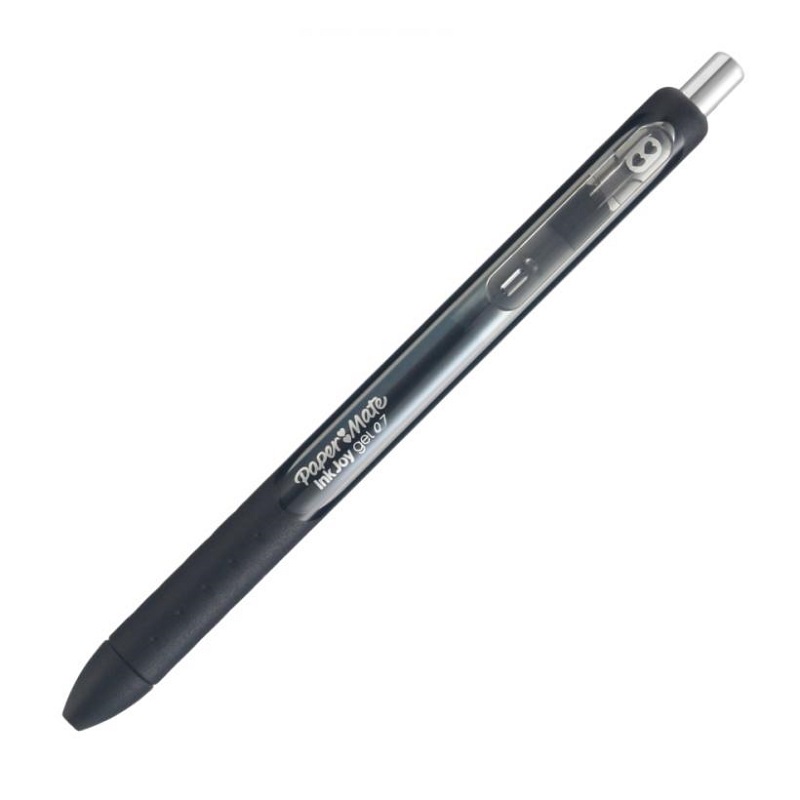 PAPER MATE gelové pero InkJoy klikací, černé