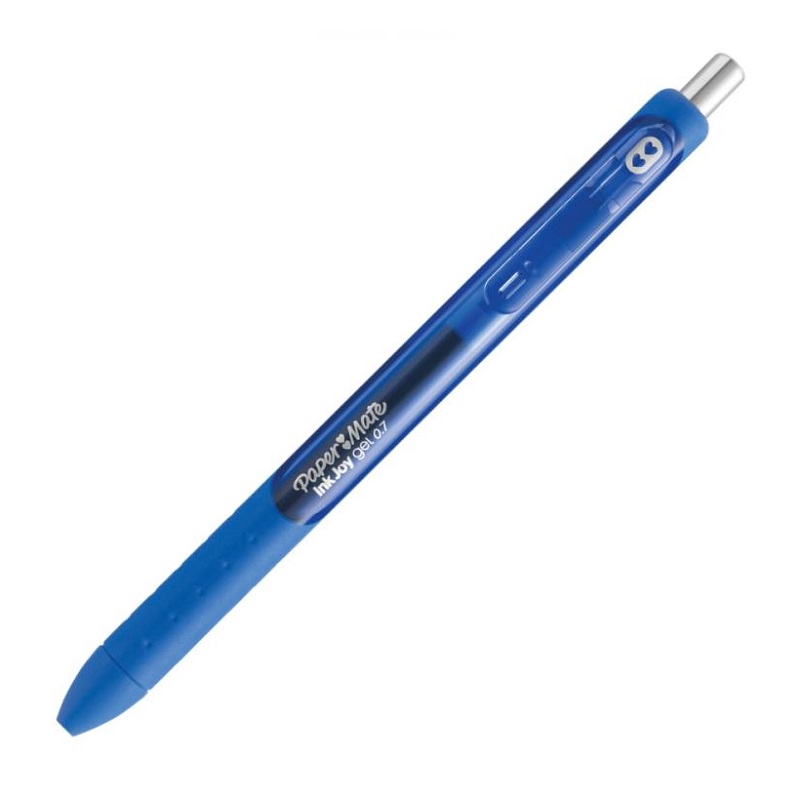 PAPER MATE gelové pero InkJoy klikací, modré