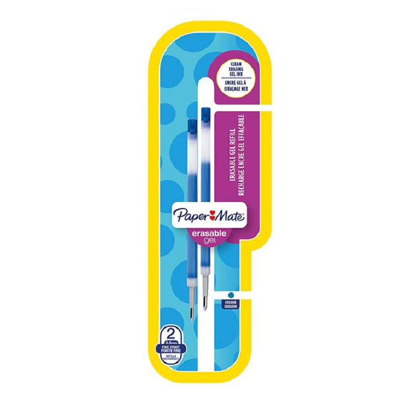PAPER MATE náhradní inkoust pro Erasable, 2ks modrý 0,5mm