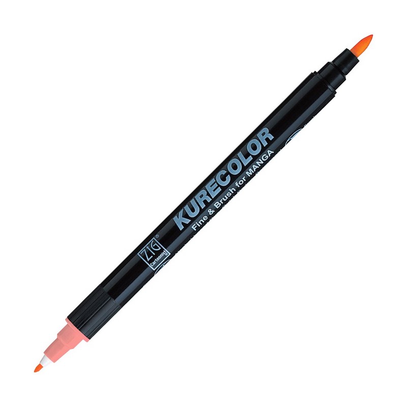 KURETAKE ZIG Kurecolor Fine & Brush, 204 Light Carmine