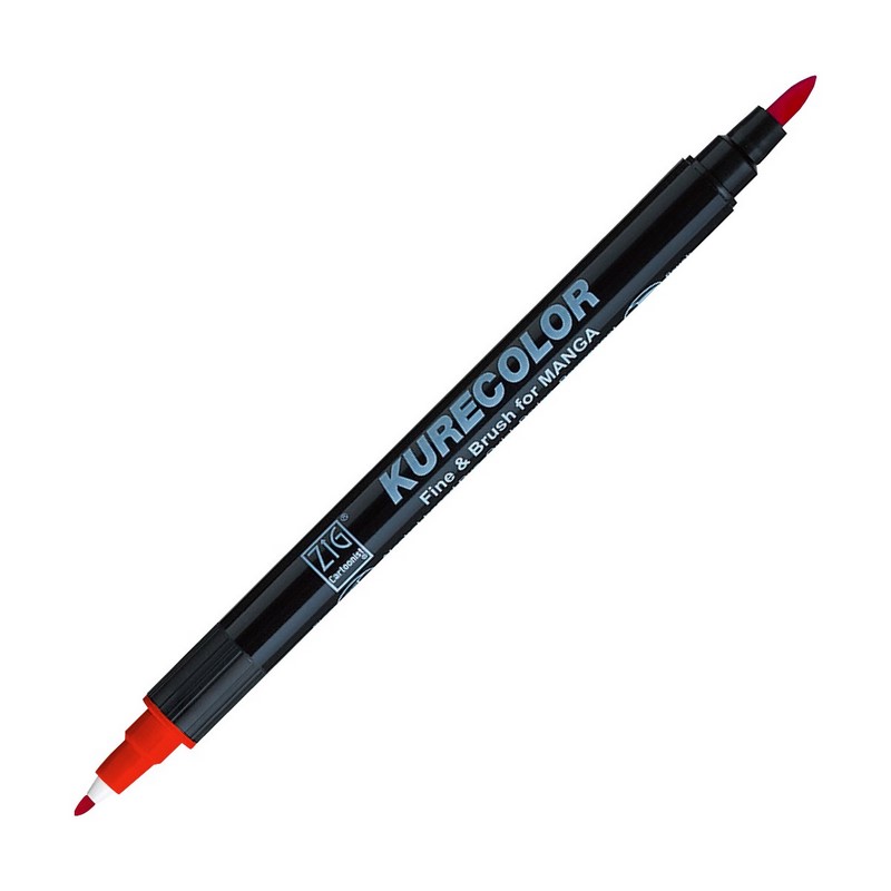 KURETAKE ZIG Kurecolor Fine & Brush, 217 Cadmium Red