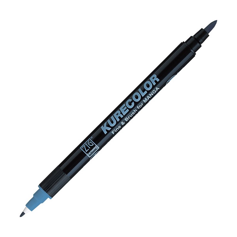 KURETAKE ZIG Kurecolor Fine & Brush, 367 Dull Blue