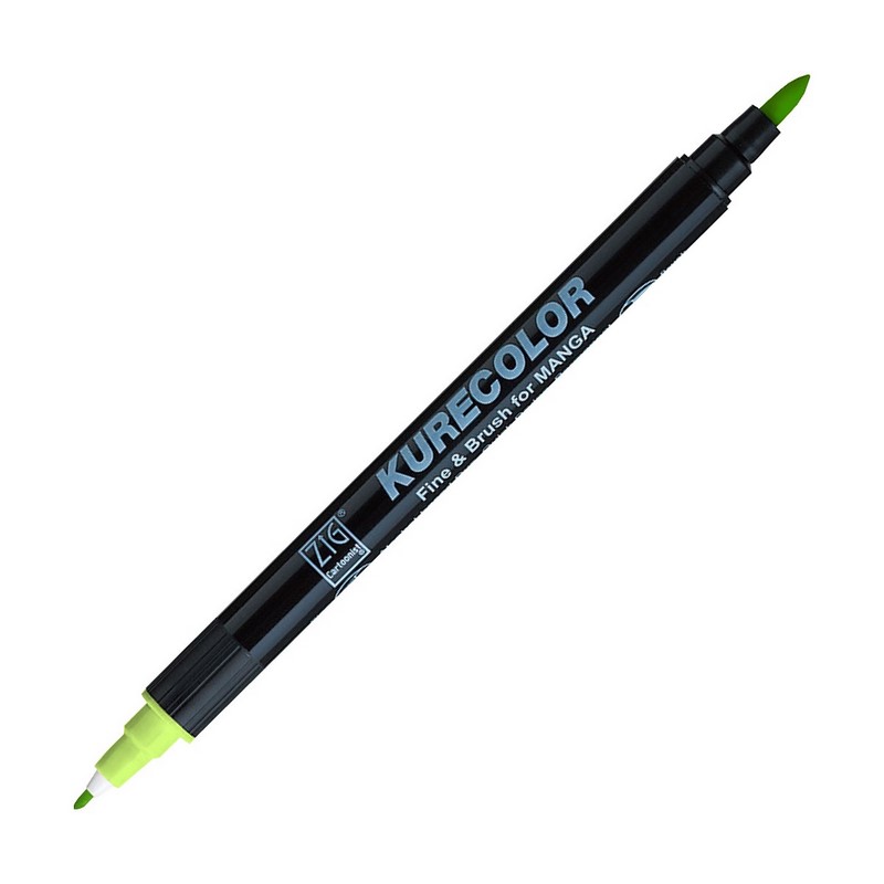 KURETAKE ZIG Kurecolor Fine & Brush, 502 Pale Green