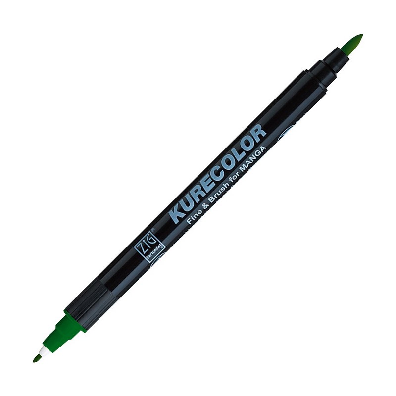 KURETAKE ZIG Kurecolor Fine & Brush, 508 Green