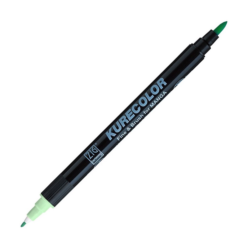 KURETAKE ZIG Kurecolor Fine & Brush, 520 Green Shadow