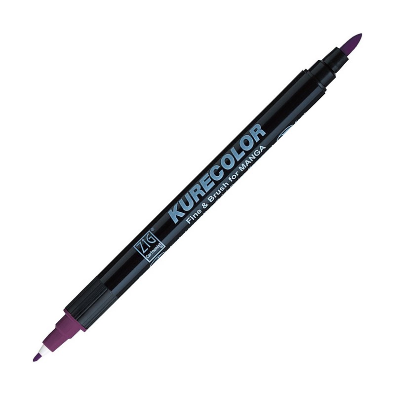 KURETAKE ZIG Kurecolor Fine & Brush, 665 Deep Pink