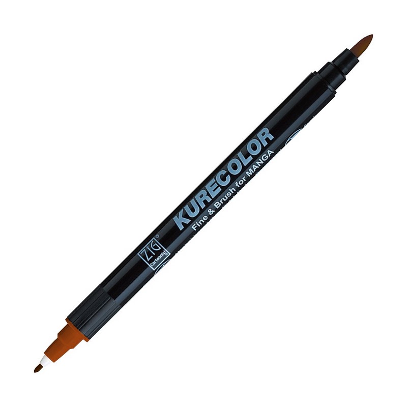 KURETAKE ZIG Kurecolor Fine & Brush, 705 Brown