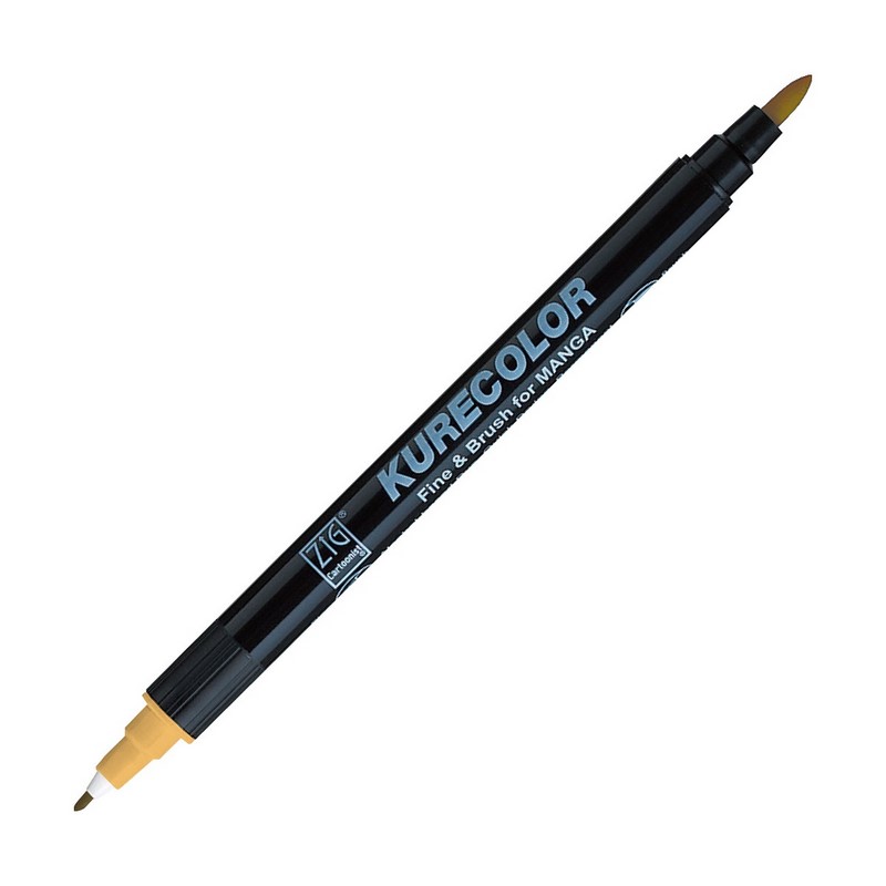 KURETAKE ZIG Kurecolor Fine & Brush, 736 Mustard