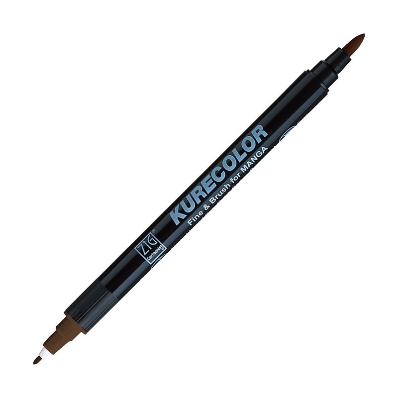 KURETAKE ZIG Kurecolor Fine & Brush, 767 Dark Brown