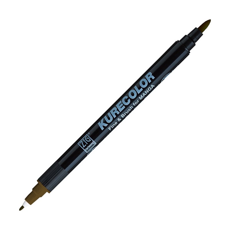 KURETAKE ZIG Kurecolor Fine & Brush, 769 Deep Brown