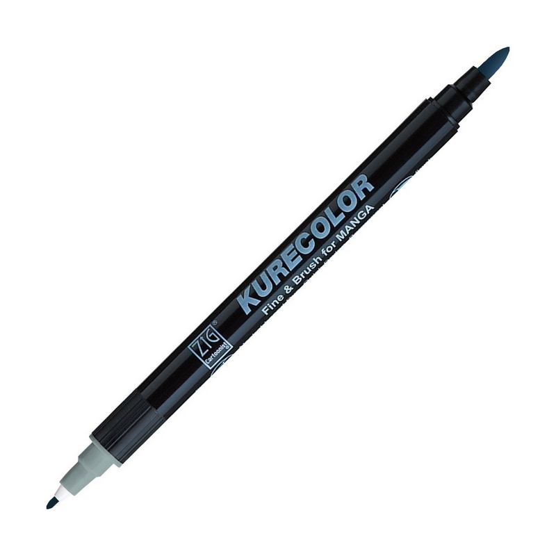 KURETAKE ZIG Kurecolor Fine & Brush, 834 Blue Gray 3