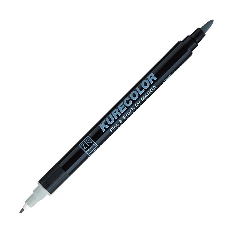 KURETAKE ZIG Kurecolor Fine & Brush, 842 Green Gray 2