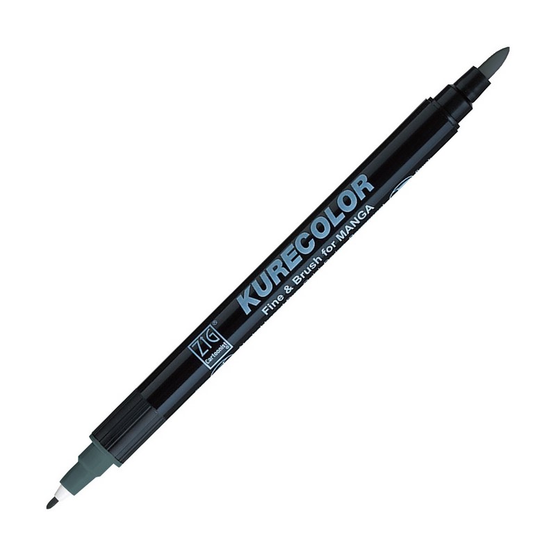 KURETAKE ZIG Kurecolor Fine & Brush, 846 Green Gray 4