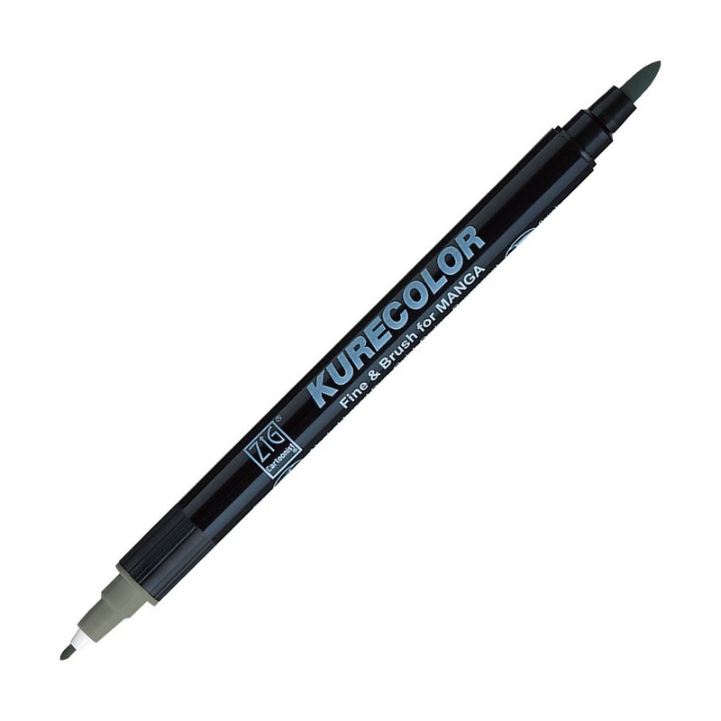 KURETAKE ZIG Kurecolor Fine & Brush, 847 Slate Gray