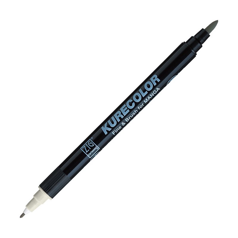KURETAKE ZIG Kurecolor Fine & Brush, C01 Cool Gray 1