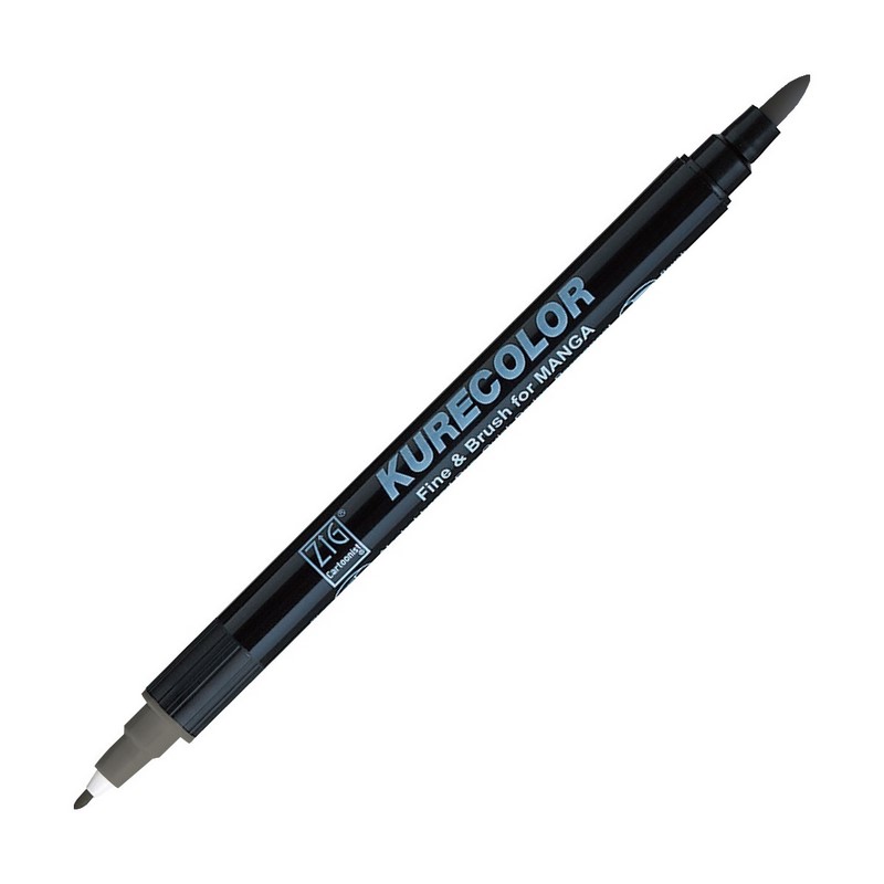 KURETAKE ZIG Kurecolor Fine & Brush, C07 Cool Gray 7