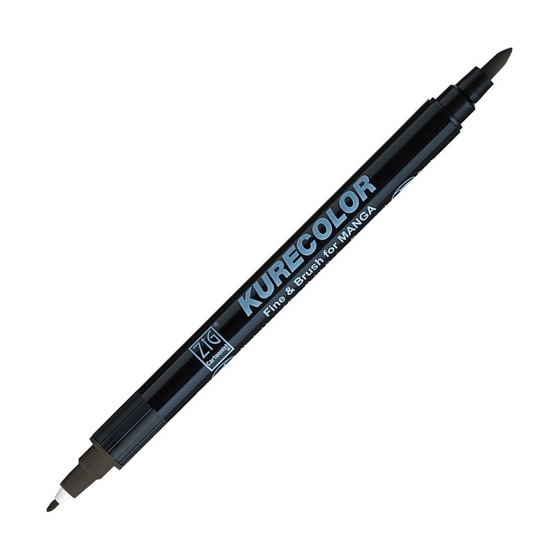 KURETAKE ZIG Kurecolor Fine & Brush, W10 Warm Gray 10