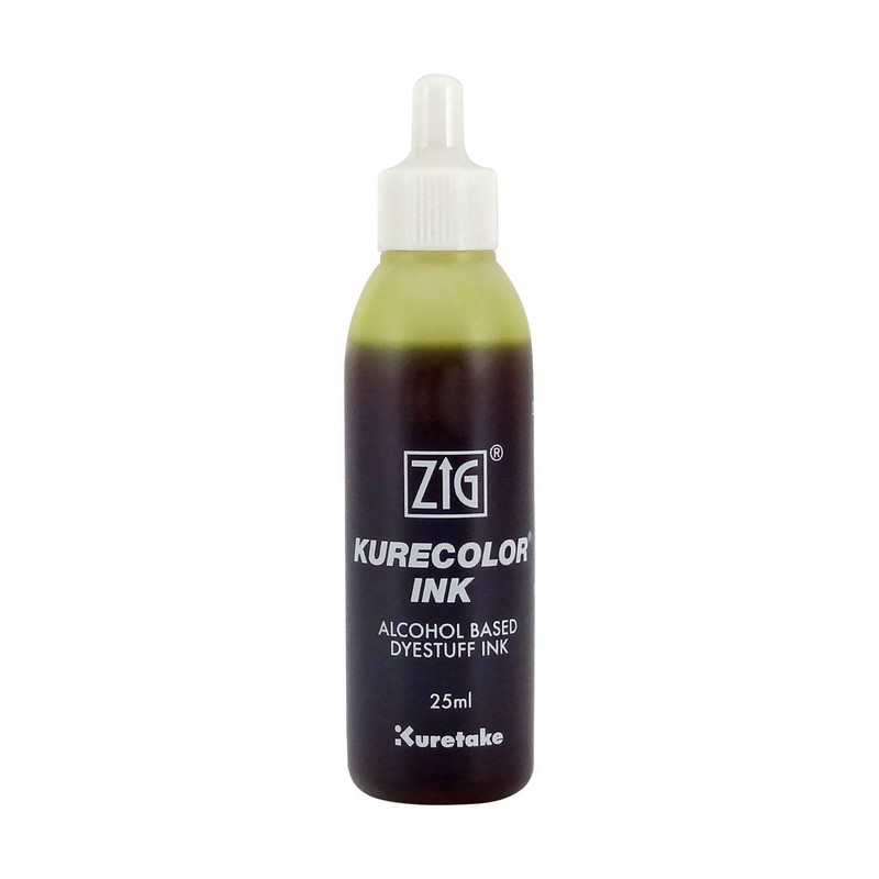 KURETAKE ZIG Kurecolor Refill Ink 25ml, 100 Pale Yellow