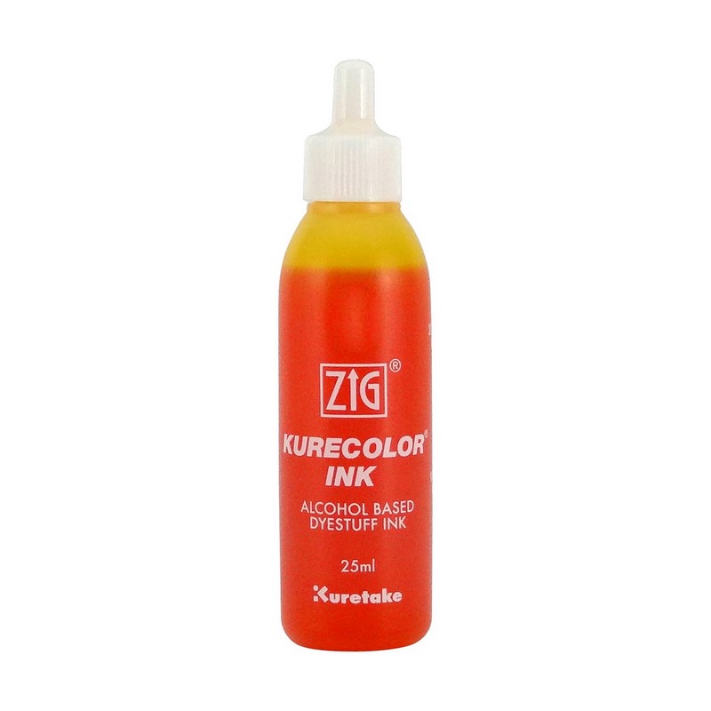 KURETAKE ZIG Kurecolor Refill Ink 25ml, 104 Mid Yellow