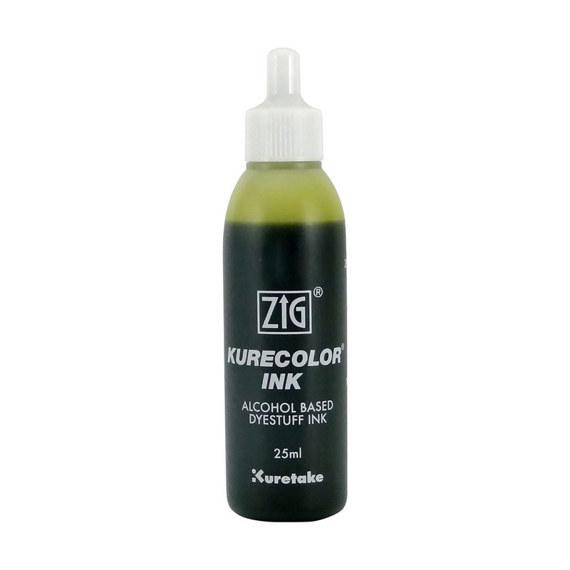 KURETAKE ZIG Kurecolor Refill Ink 25ml, 140 Mellow Yellow