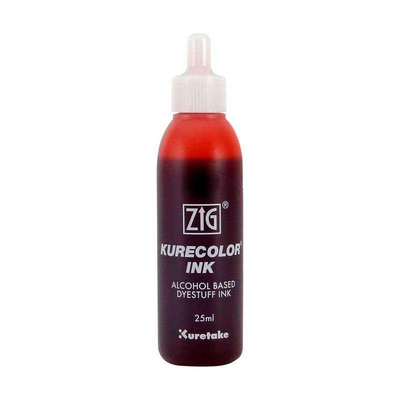 KURETAKE ZIG Kurecolor Refill Ink 25ml, 218 Red
