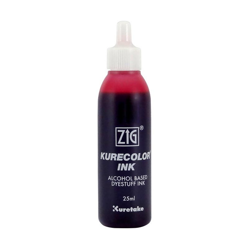 KURETAKE ZIG Kurecolor Refill Ink 25ml, 229 Dark Pink