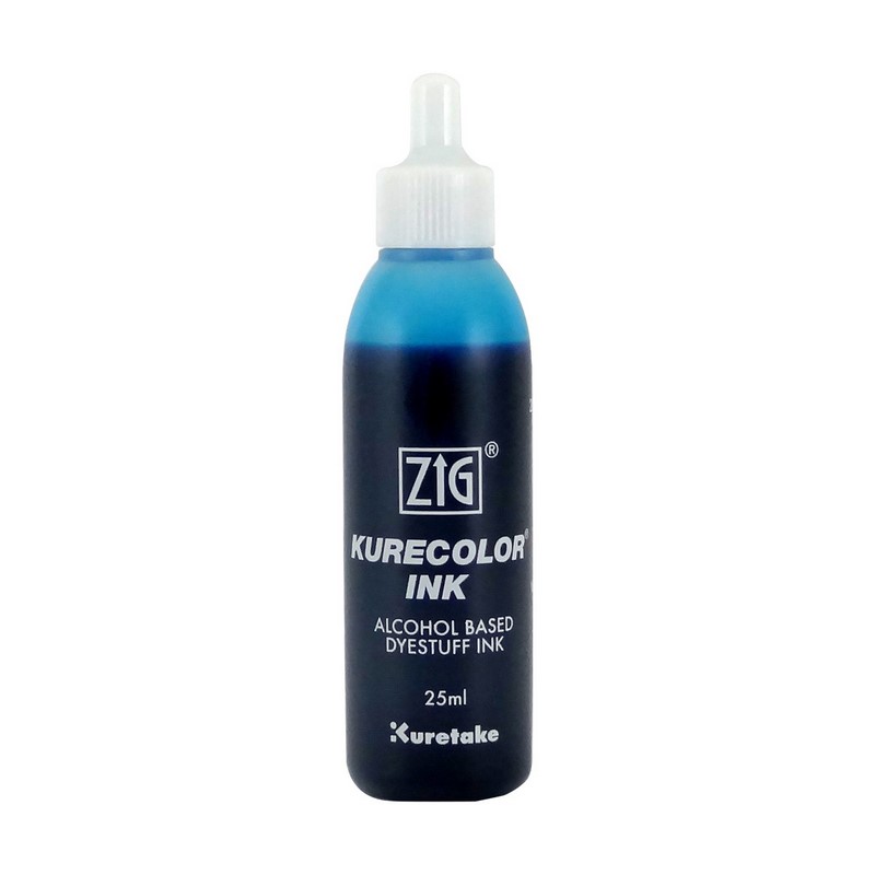 KURETAKE ZIG Kurecolor Refill Ink 25ml, 305 Cobalt Blue