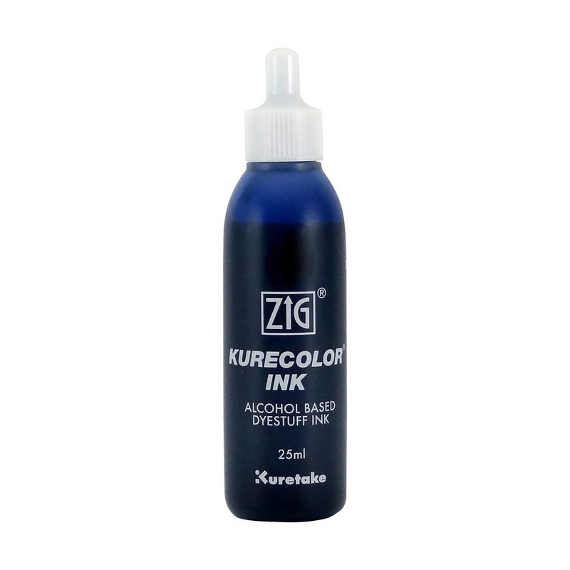 KURETAKE ZIG Kurecolor Refill Ink 25ml, 320 Navy