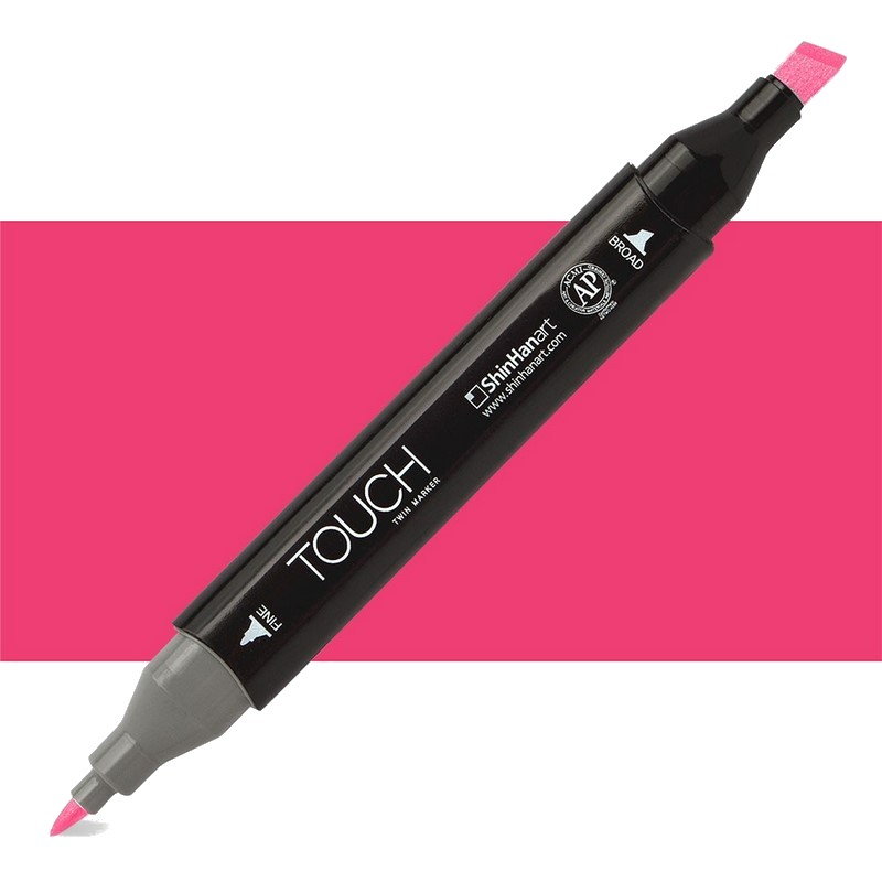Lihová fixa TOUCH oboustranná Fine & Chisel, R5 Cherry pink