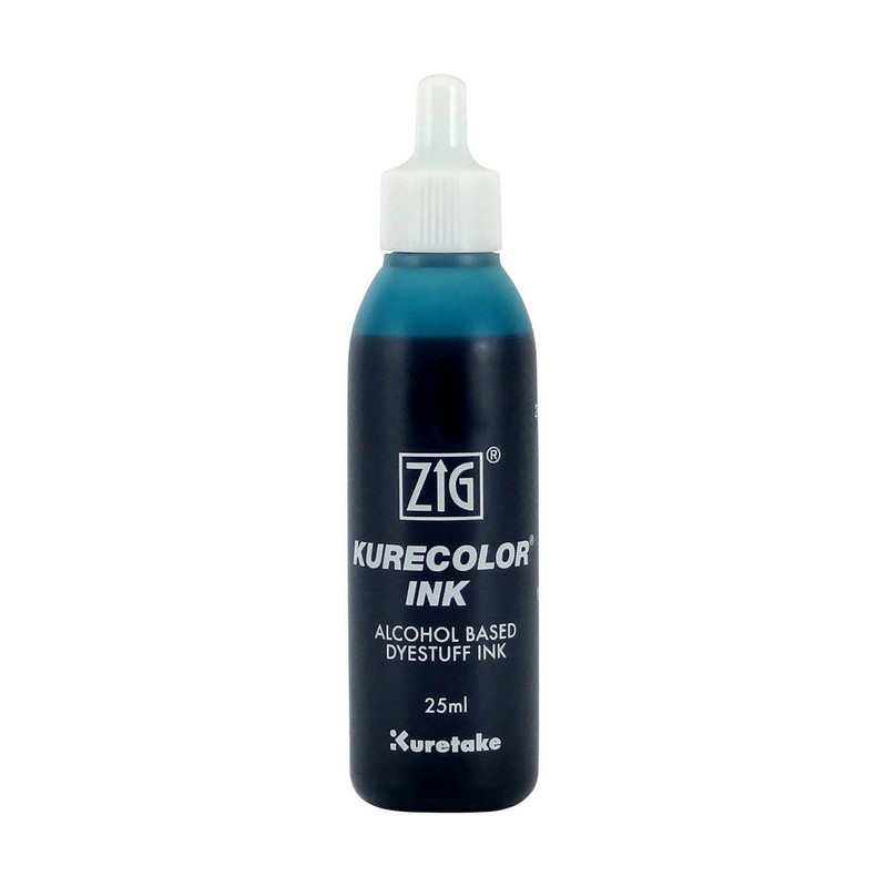 KURETAKE ZIG Kurecolor Refill Ink 25ml, 334 Persian Green