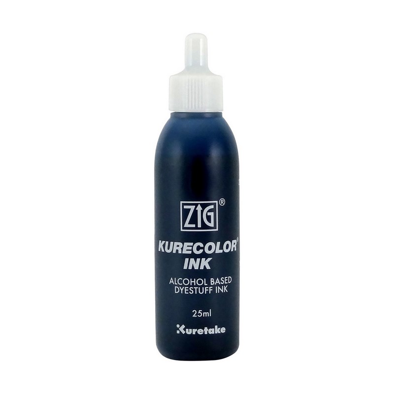 KURETAKE ZIG Kurecolor Refill Ink 25ml, 339 Peacock Blue