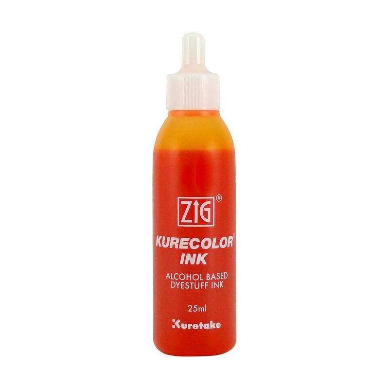 KURETAKE ZIG Kurecolor Refill Ink 25ml, 404 Bright Yellow