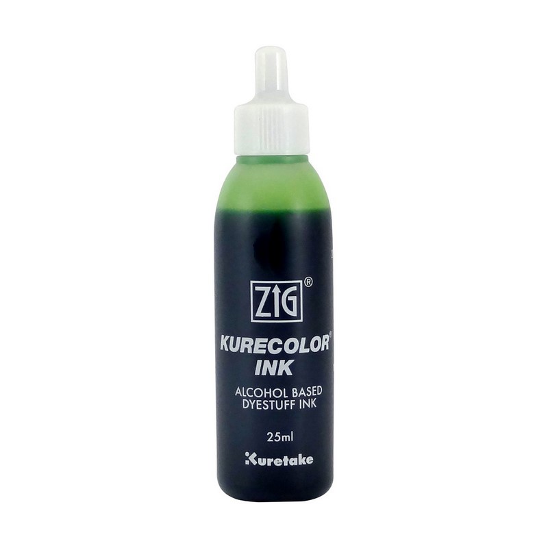 KURETAKE ZIG Kurecolor Refill Ink 25ml, 502 Pale Green