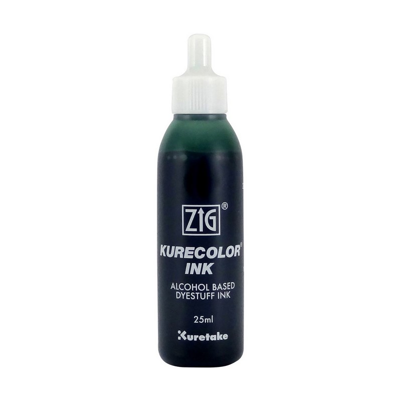 KURETAKE ZIG Kurecolor Refill Ink 25ml, 567 Deep Green