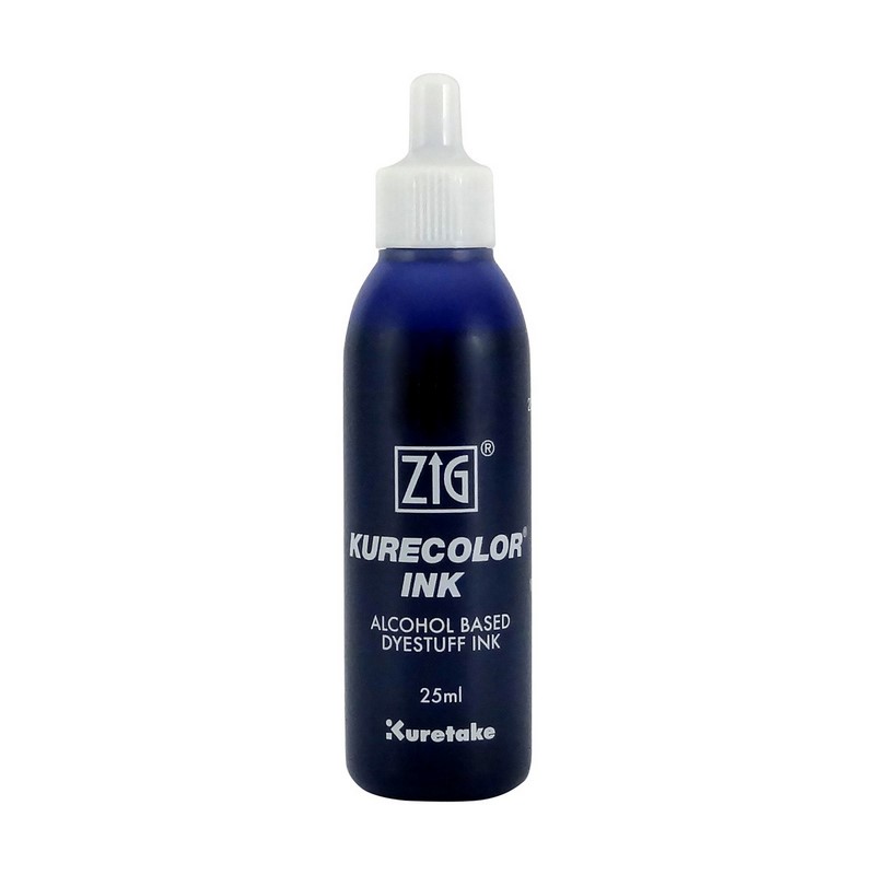 KURETAKE ZIG Kurecolor Refill Ink 25ml, 609 Deep Violet