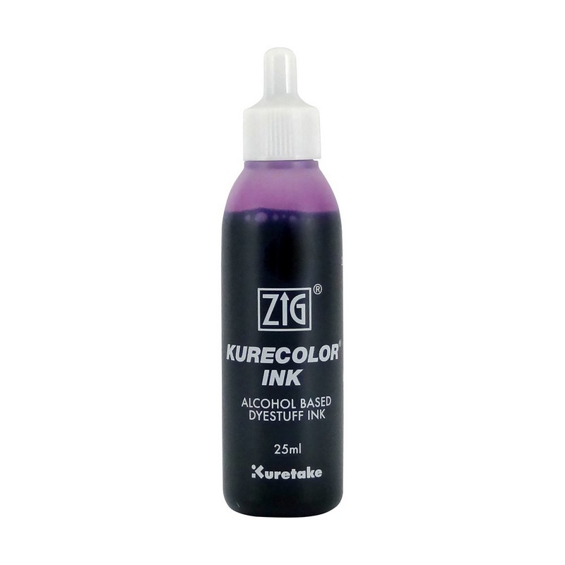 KURETAKE ZIG Kurecolor Refill Ink 25ml, 634 Light Violet